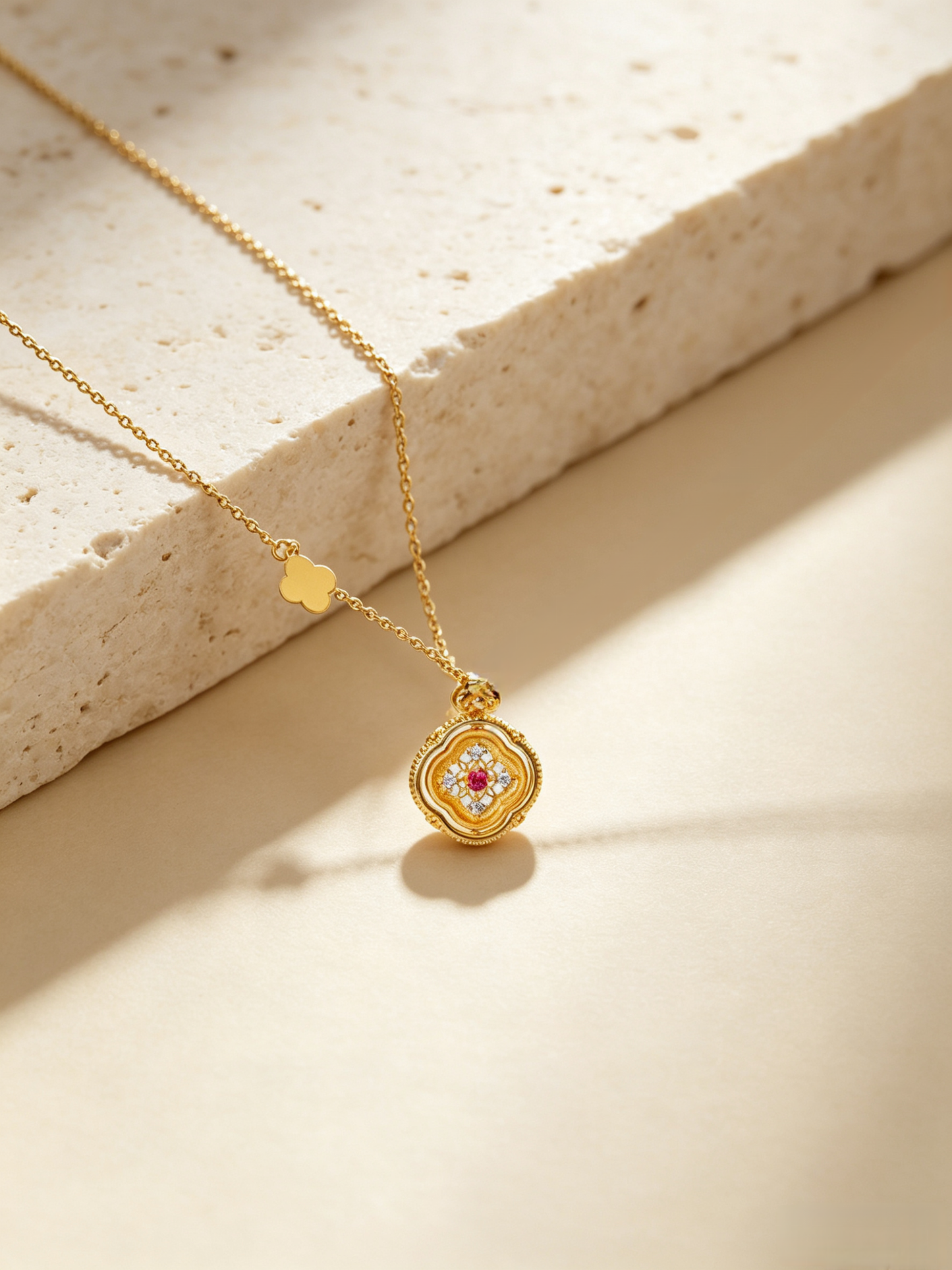 Florelle Medallion Necklace
