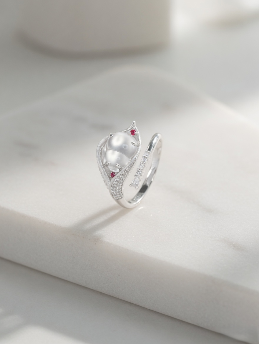 Eirene Gourd Jade Ring