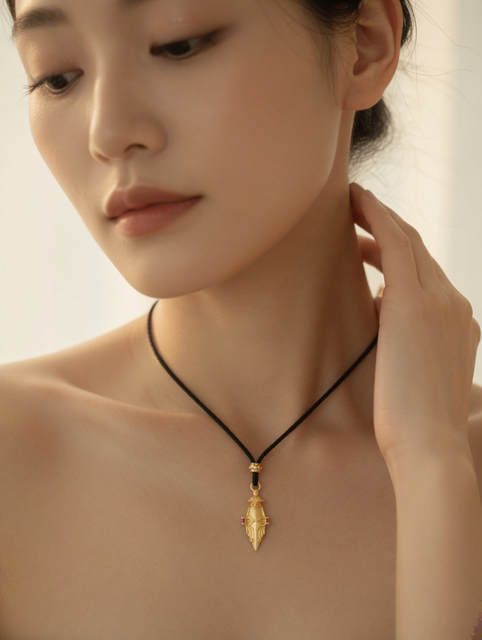 Aureline Talisman Cord Necklace