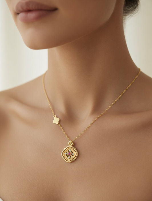 Florelle Medallion Necklace