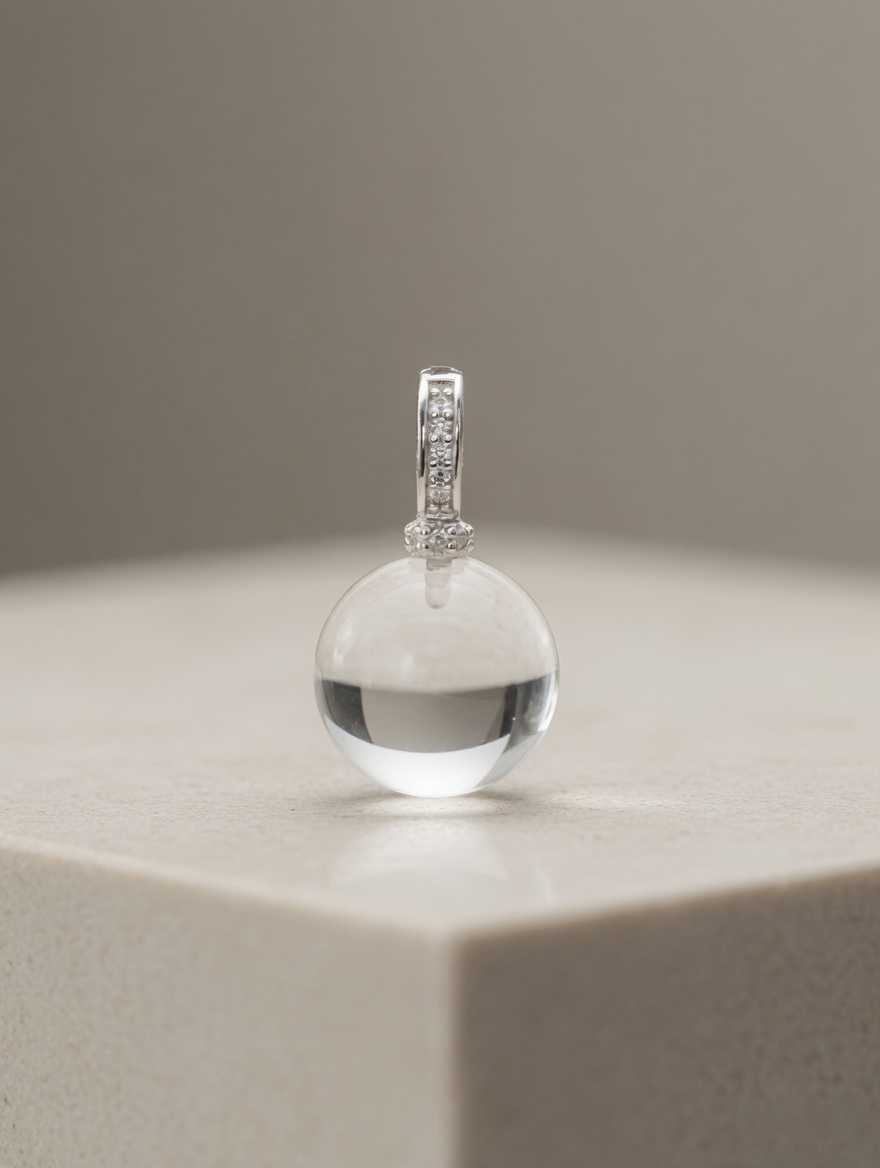Celeste Crystal Orb Pendant