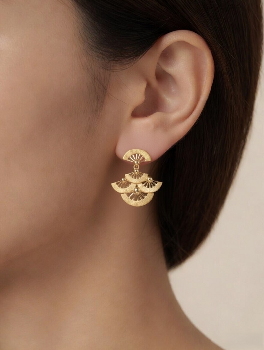 Aurelle Fan Earrings