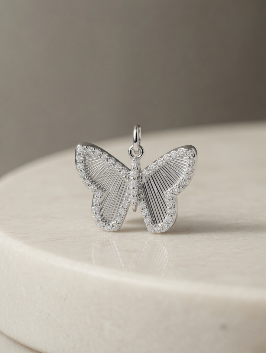 Aveline Butterfly Pendant