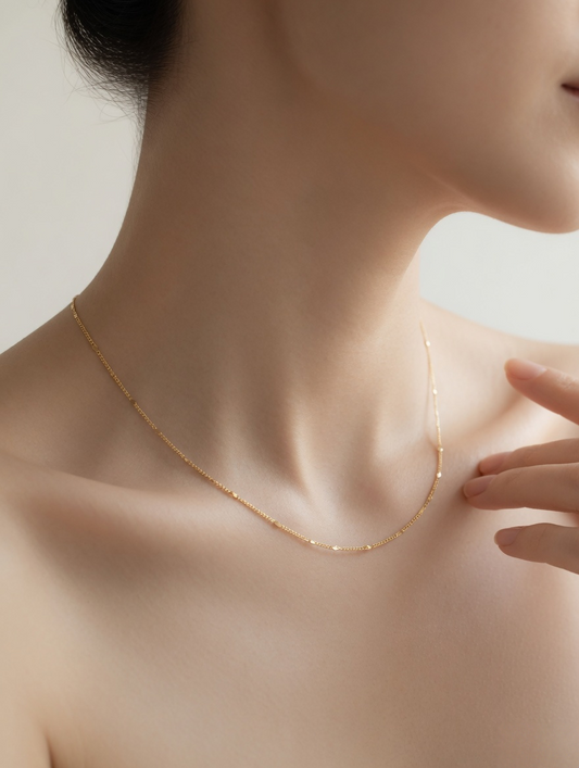 Aveline Station Single Chain Necklace