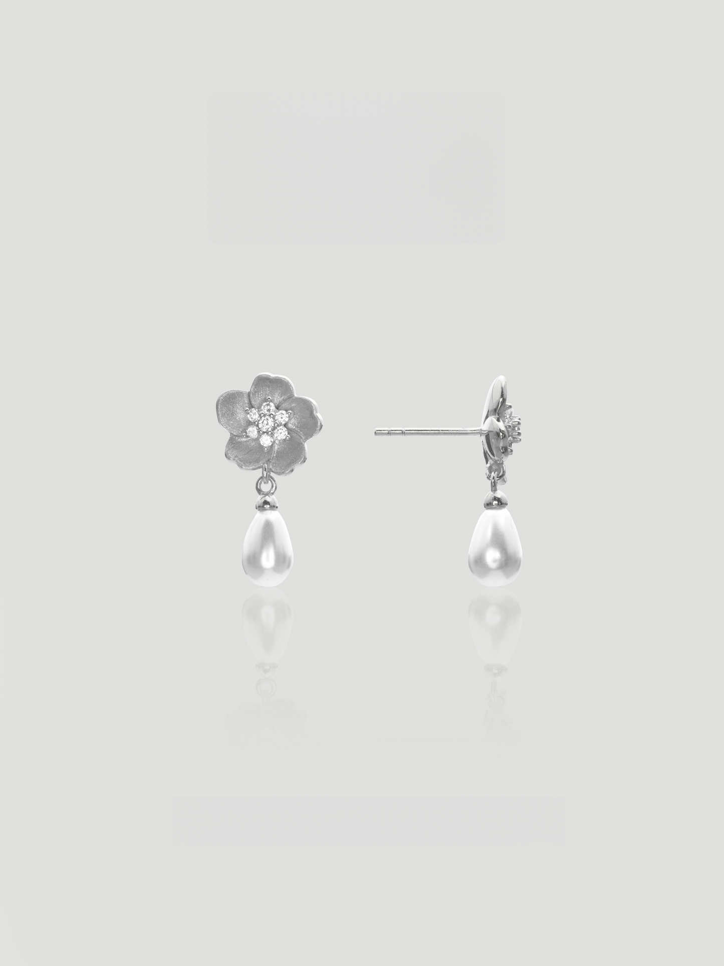 Bloom Pearl Drop Earrings