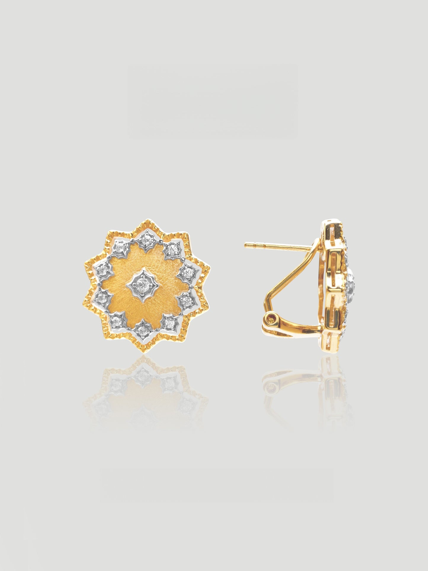 Celestial Starburst Stud Earrings