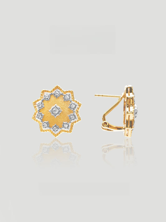 Celestial Starburst Stud Earrings