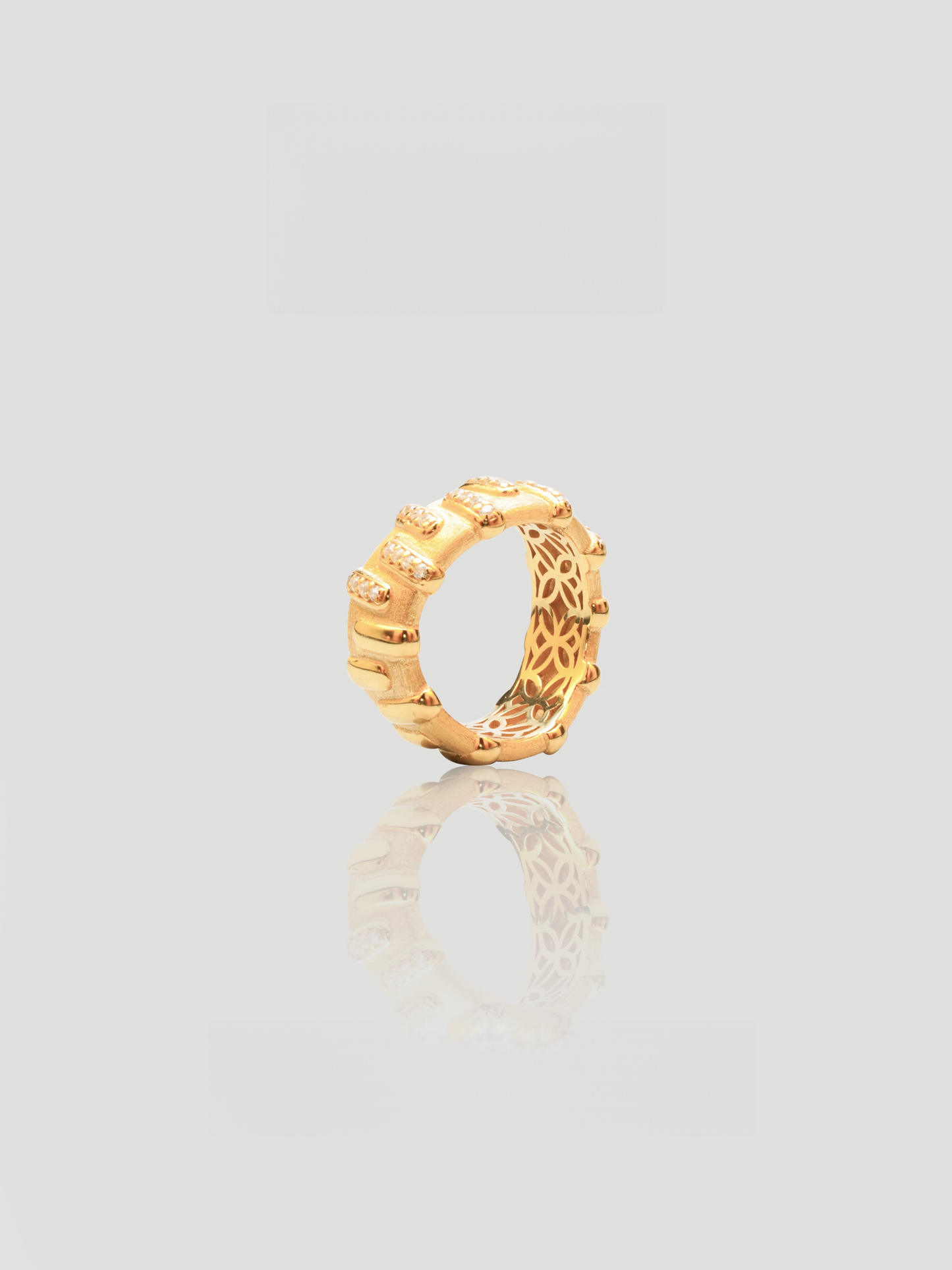 Aurelia Textured Band Ring