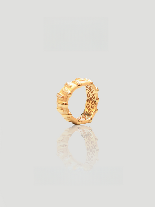 Aurelia Textured Band Ring