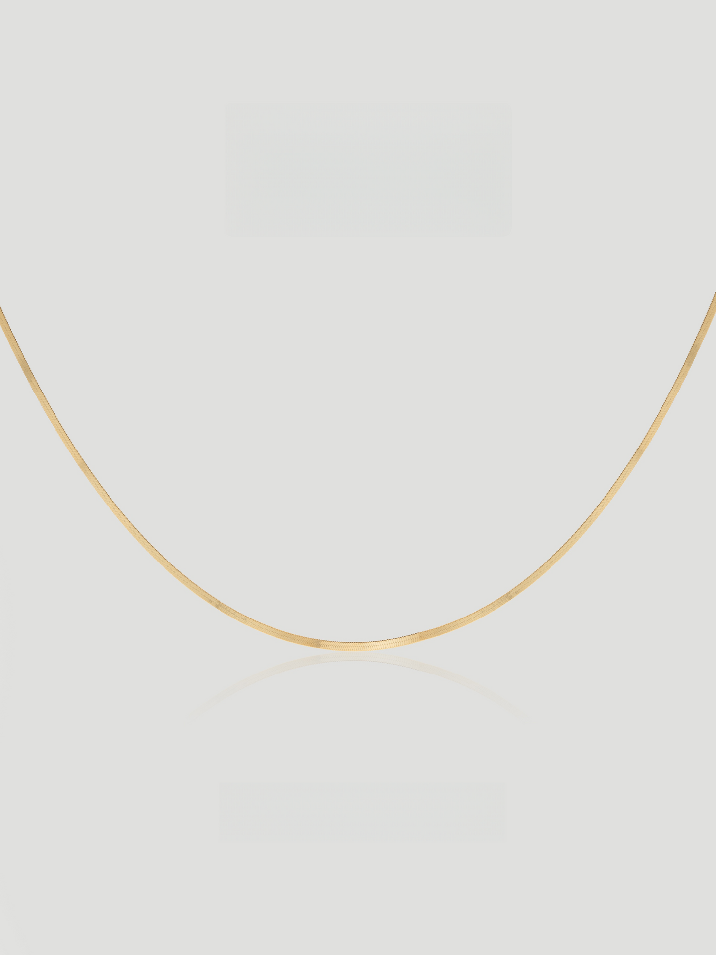 CARV. gold silk snake chain necklace product close-up
