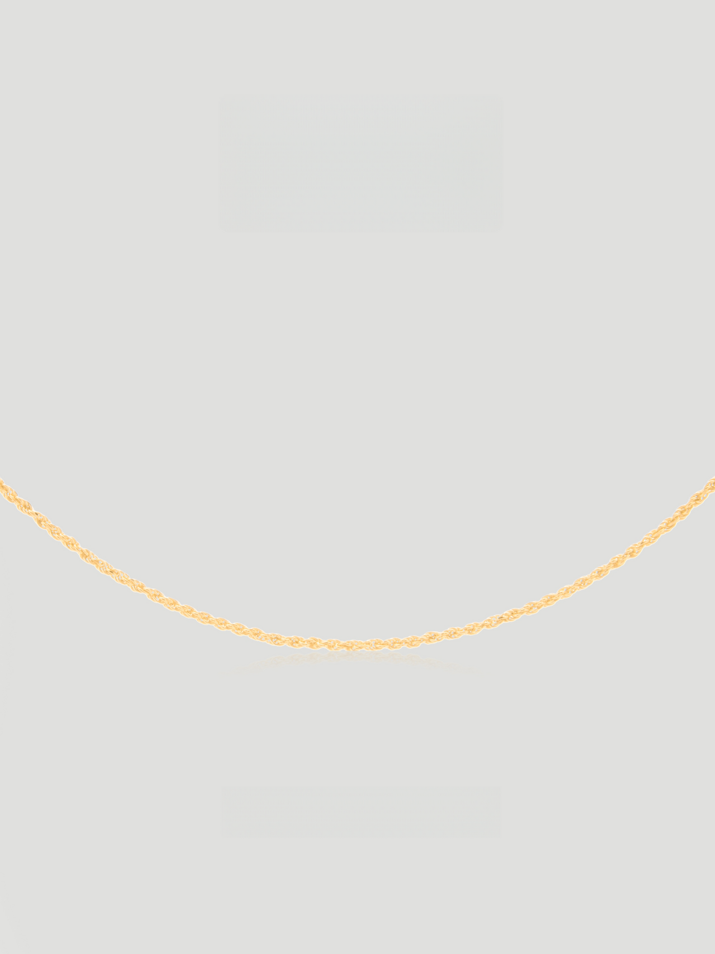 CARV. gold twist chain necklace with fine twisted chain links product close-up