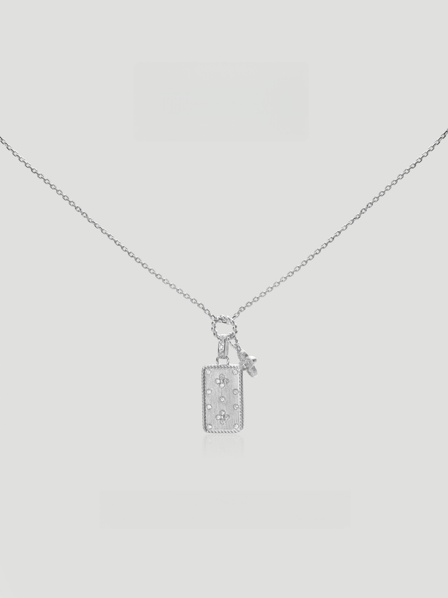 Clover Tag Necklace