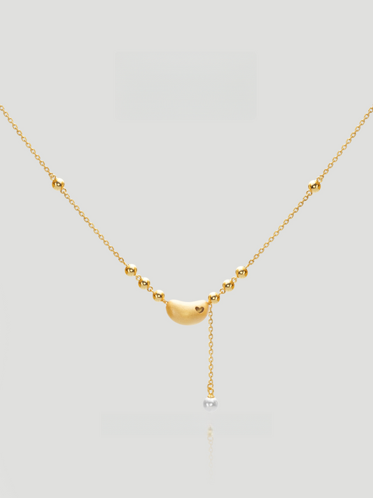 Coeur Bean Pearl Necklace