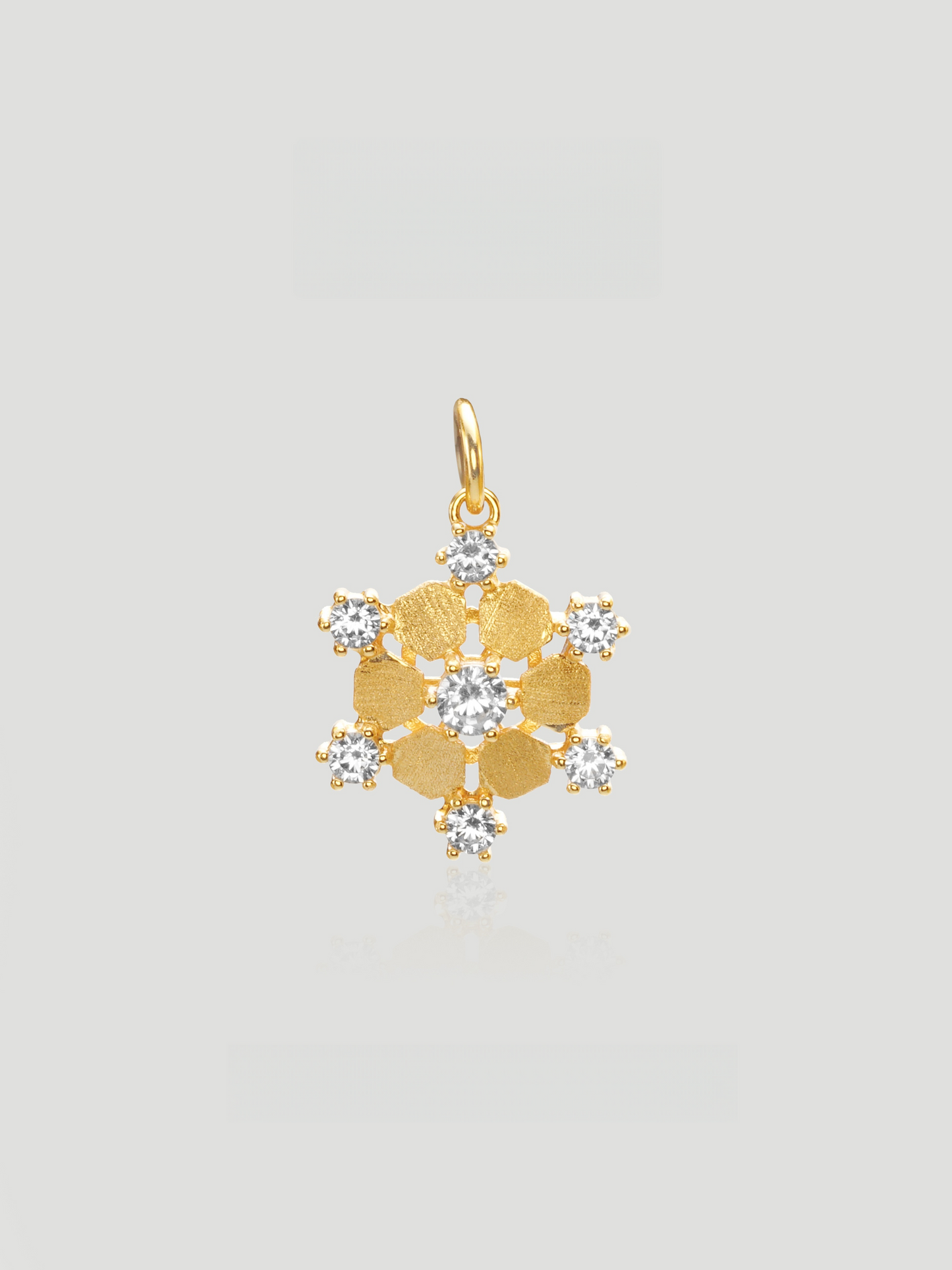 Celestine Snowflake Pendant