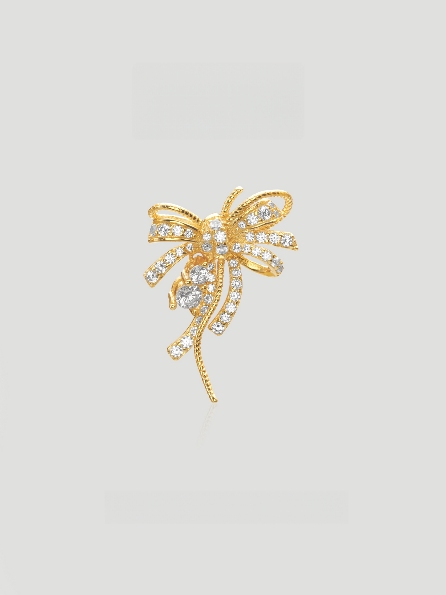 Aster Ribbon Burst Pendant