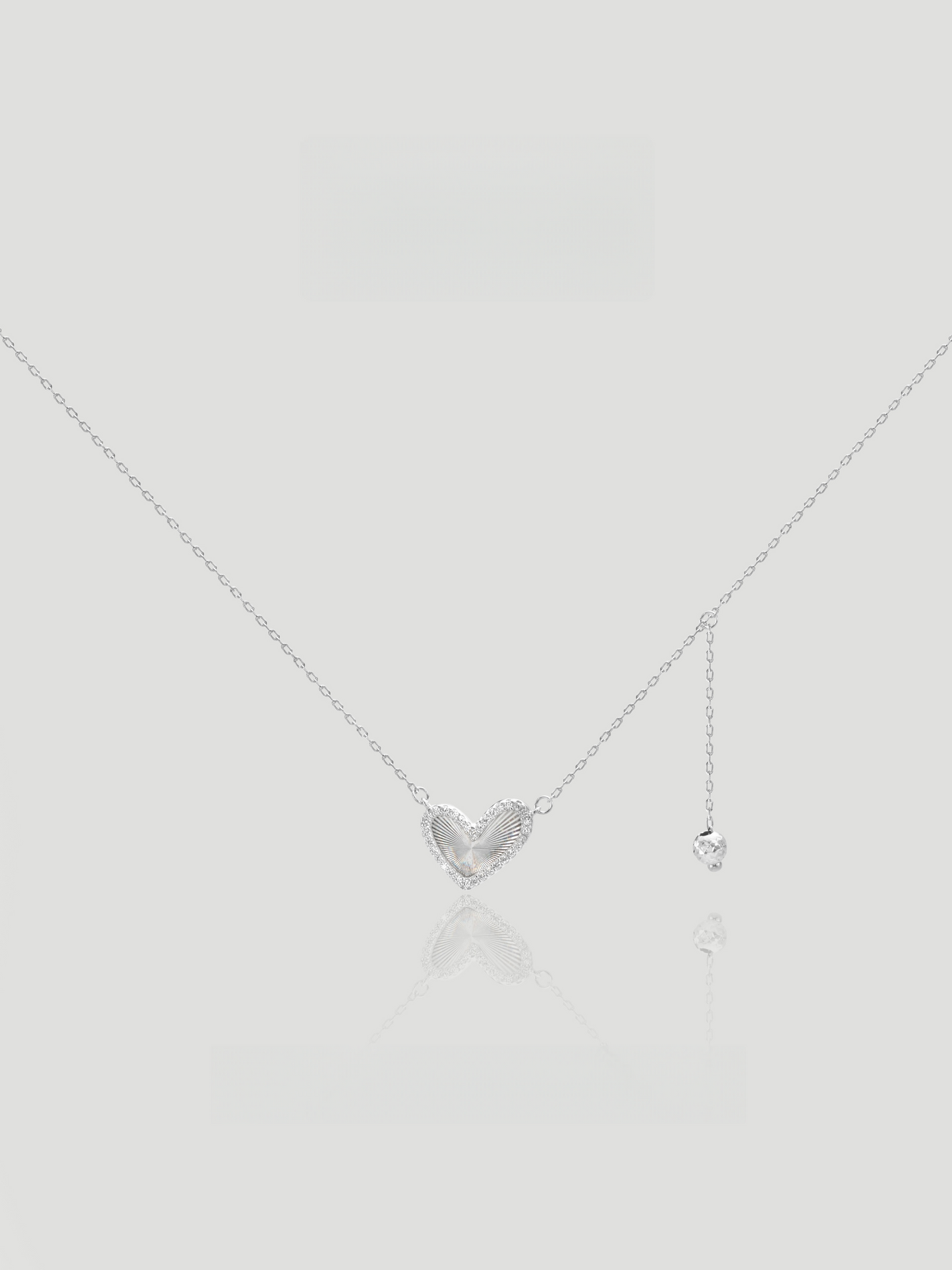 Aureline Heart Drop Necklace