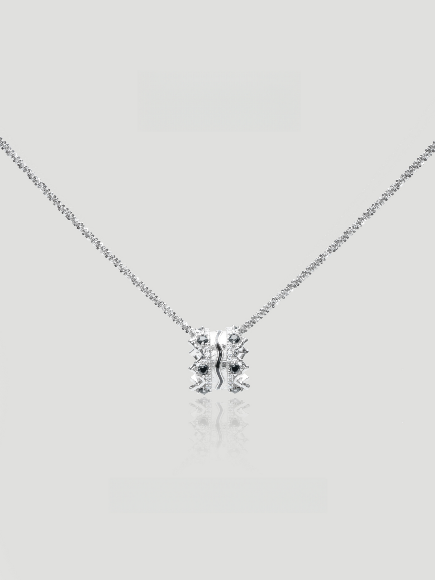 Crown Silver Necklace
