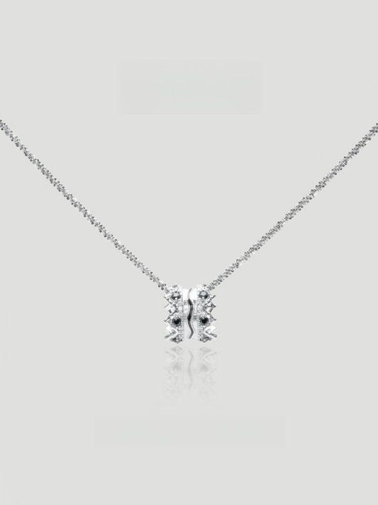 Crown Silver Necklace