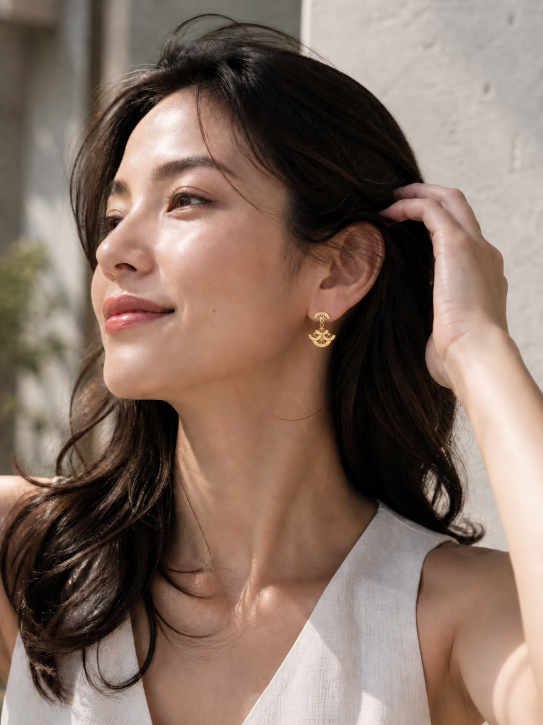 Aurelle Fan Earrings