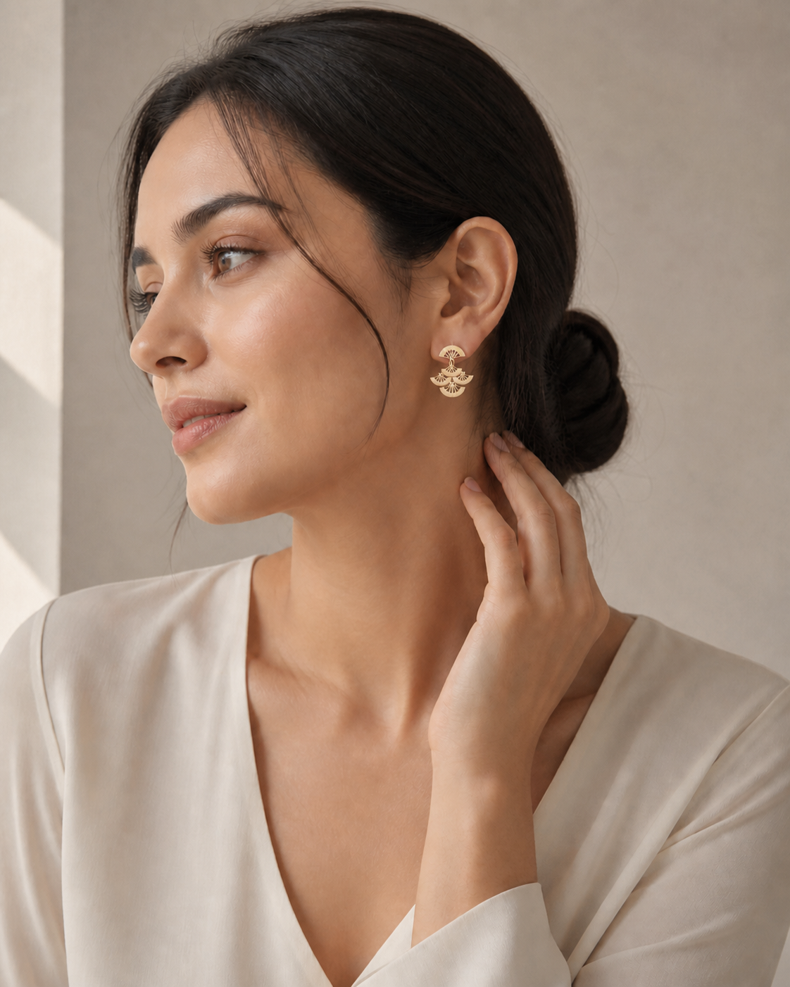 Aurelle Fan Earrings