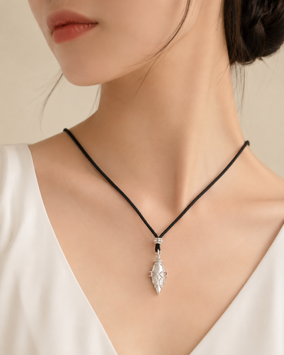 Aureline Talisman Cord Necklace