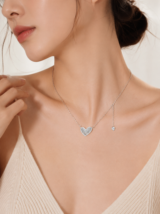 Aureline Heart Drop Necklace