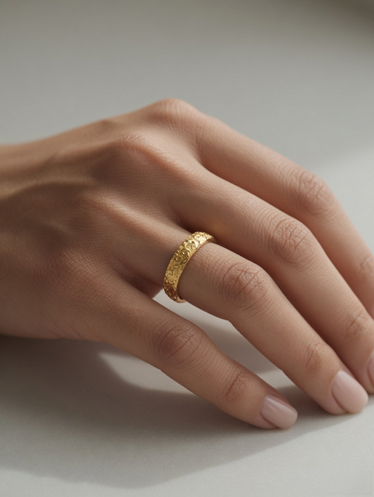 Aurielle Engraved Band Ring