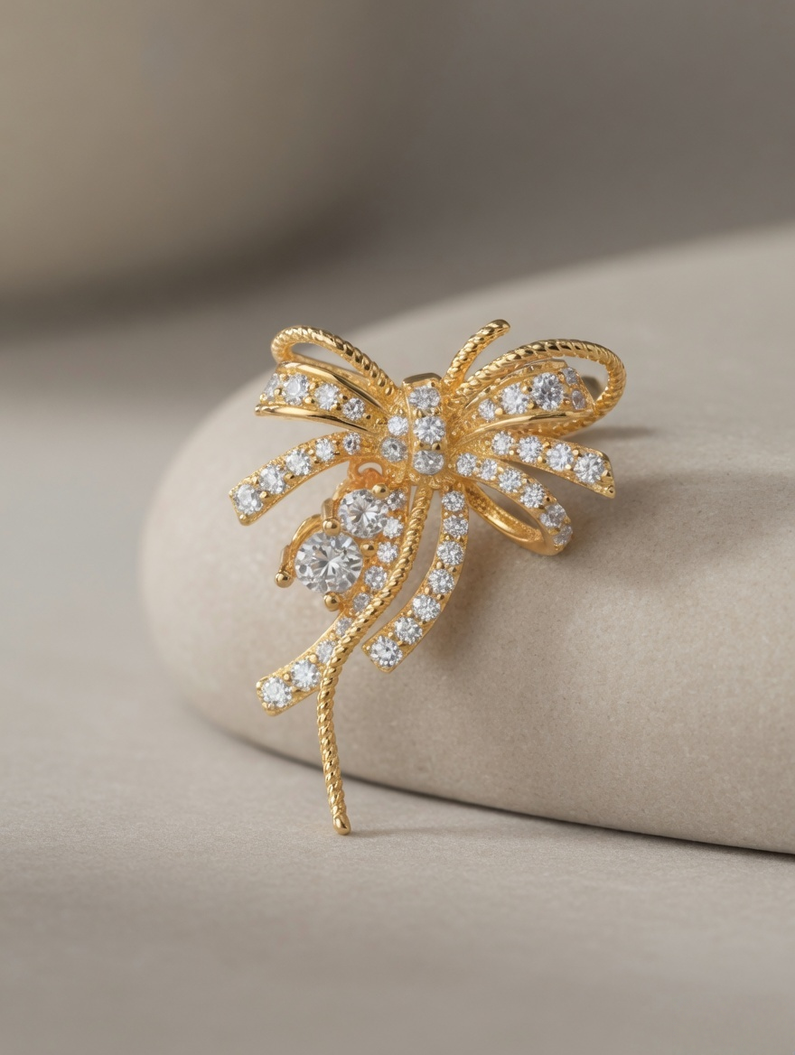 Aster Ribbon Burst Pendant