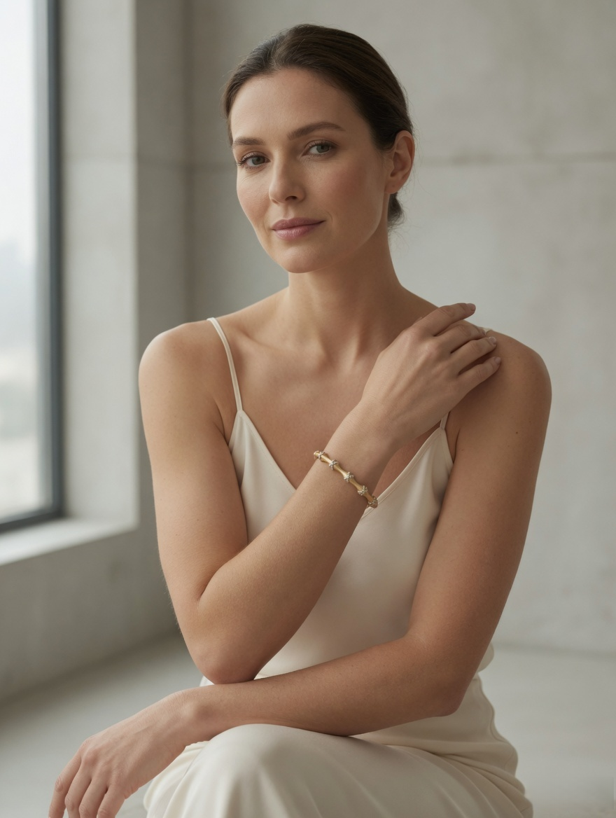 Auric Branch Halo Bangle