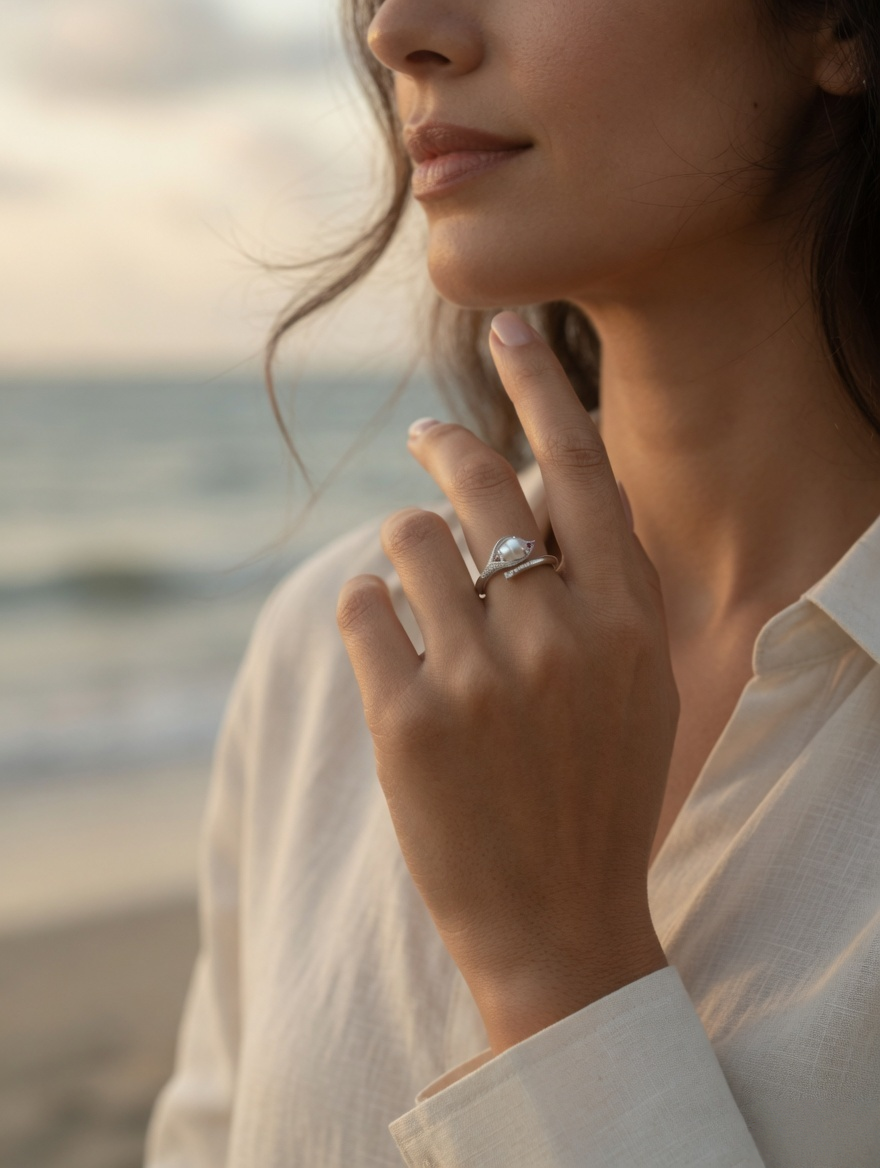 Eirene Gourd Jade Ring