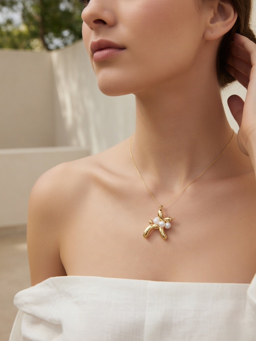 Balloon Dog Pendant Charm