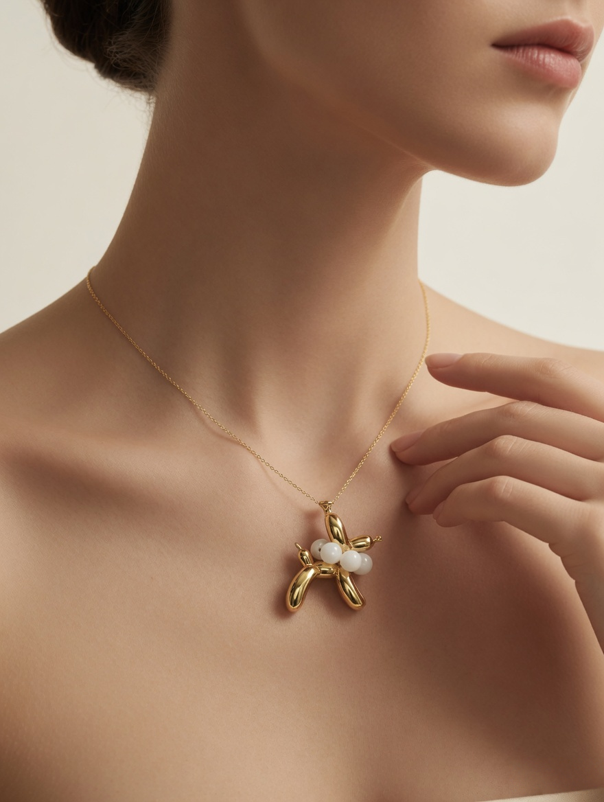 Balloon Dog Pendant Charm