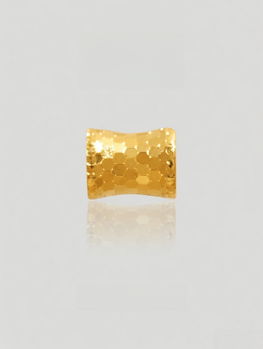 Celia Honeycomb Barrel Pendant
