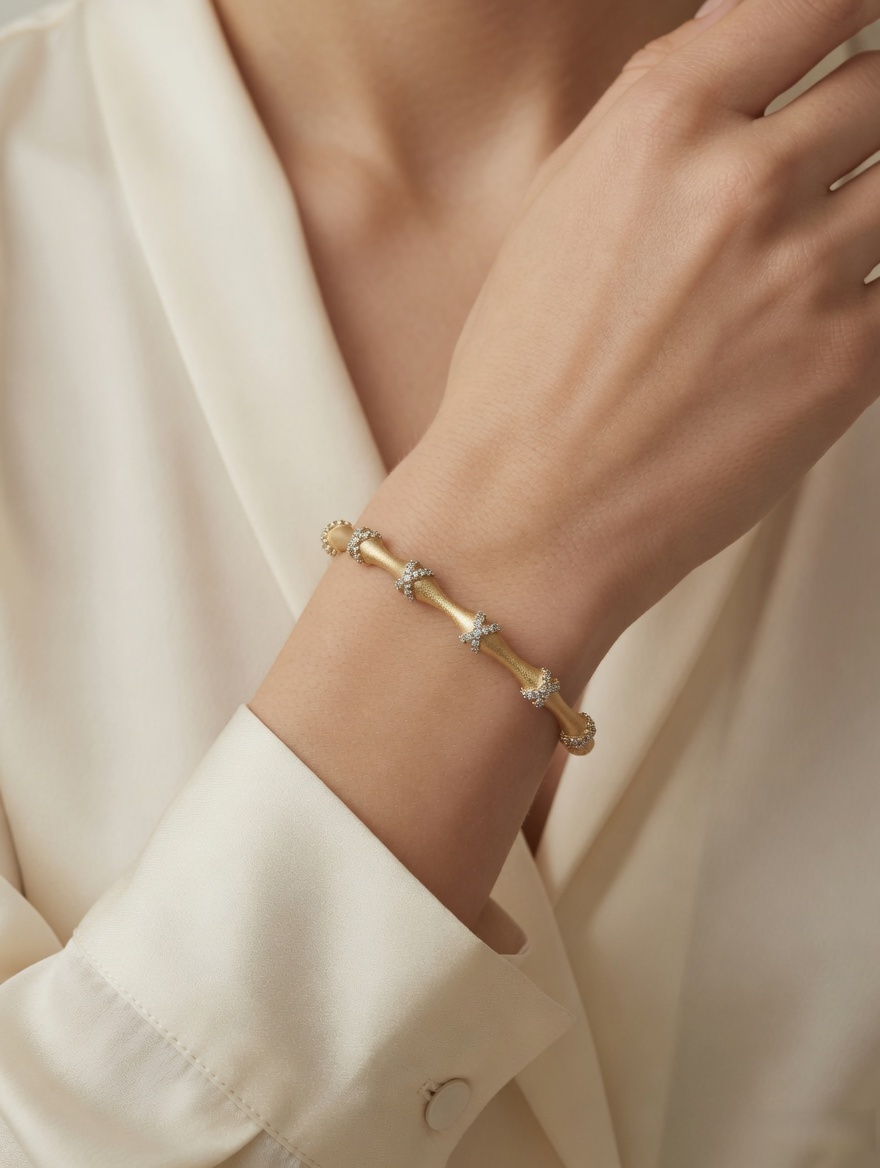 Auric Branch Halo Bangle