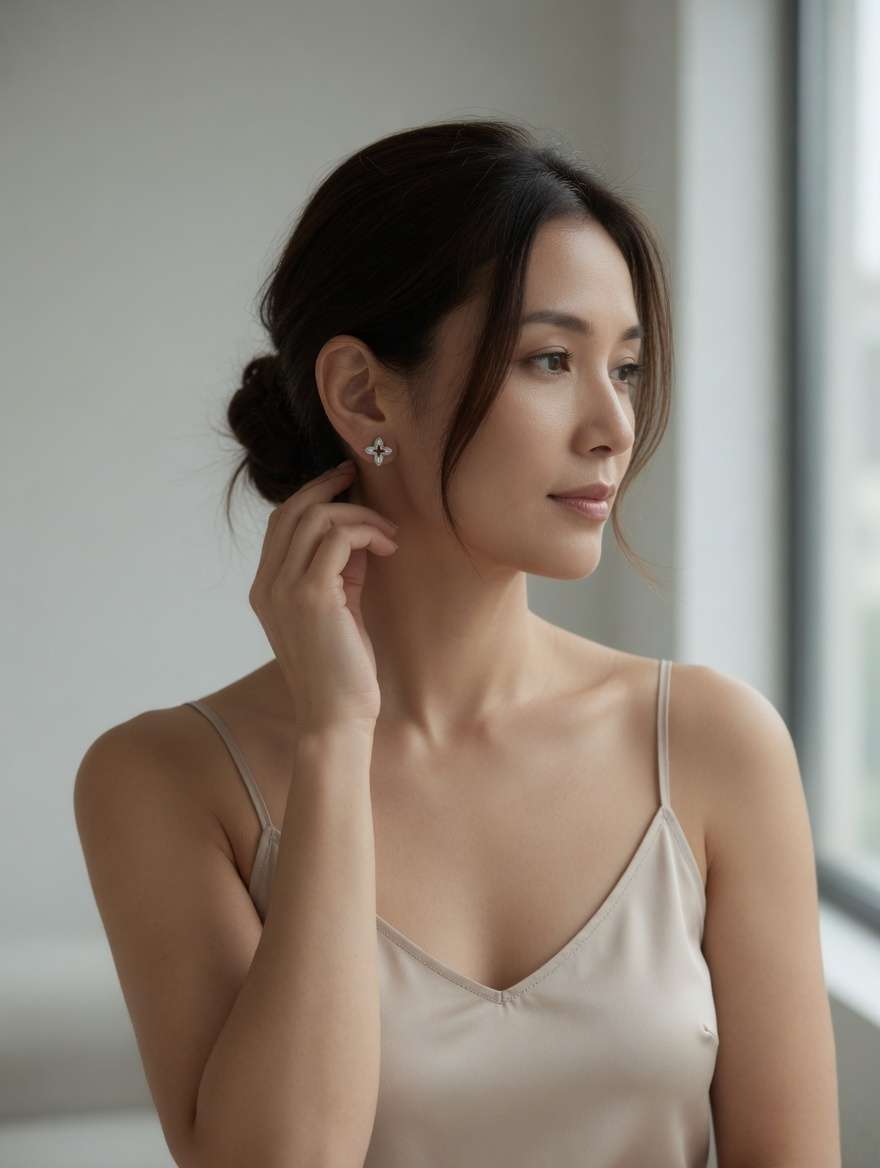 Éclat Clover Stud Earrings