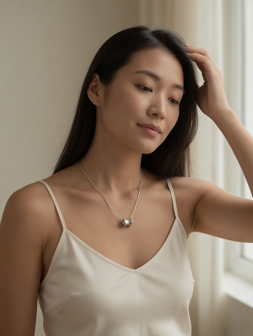 Celia Honeycomb Barrel Pendant