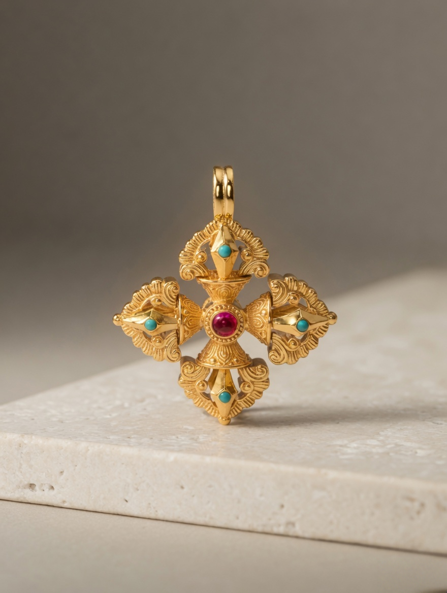 Aurelia Relic Cross Pendant