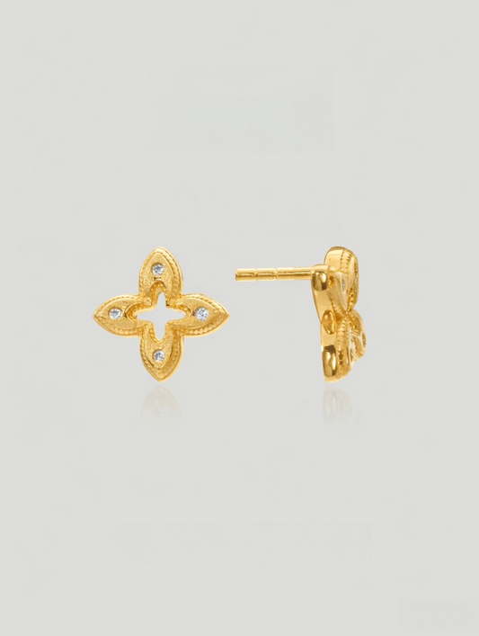 Éclat Clover Stud Earrings