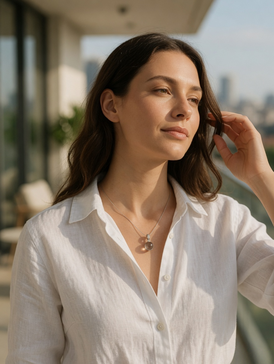 Celeste Crystal Orb Pendant