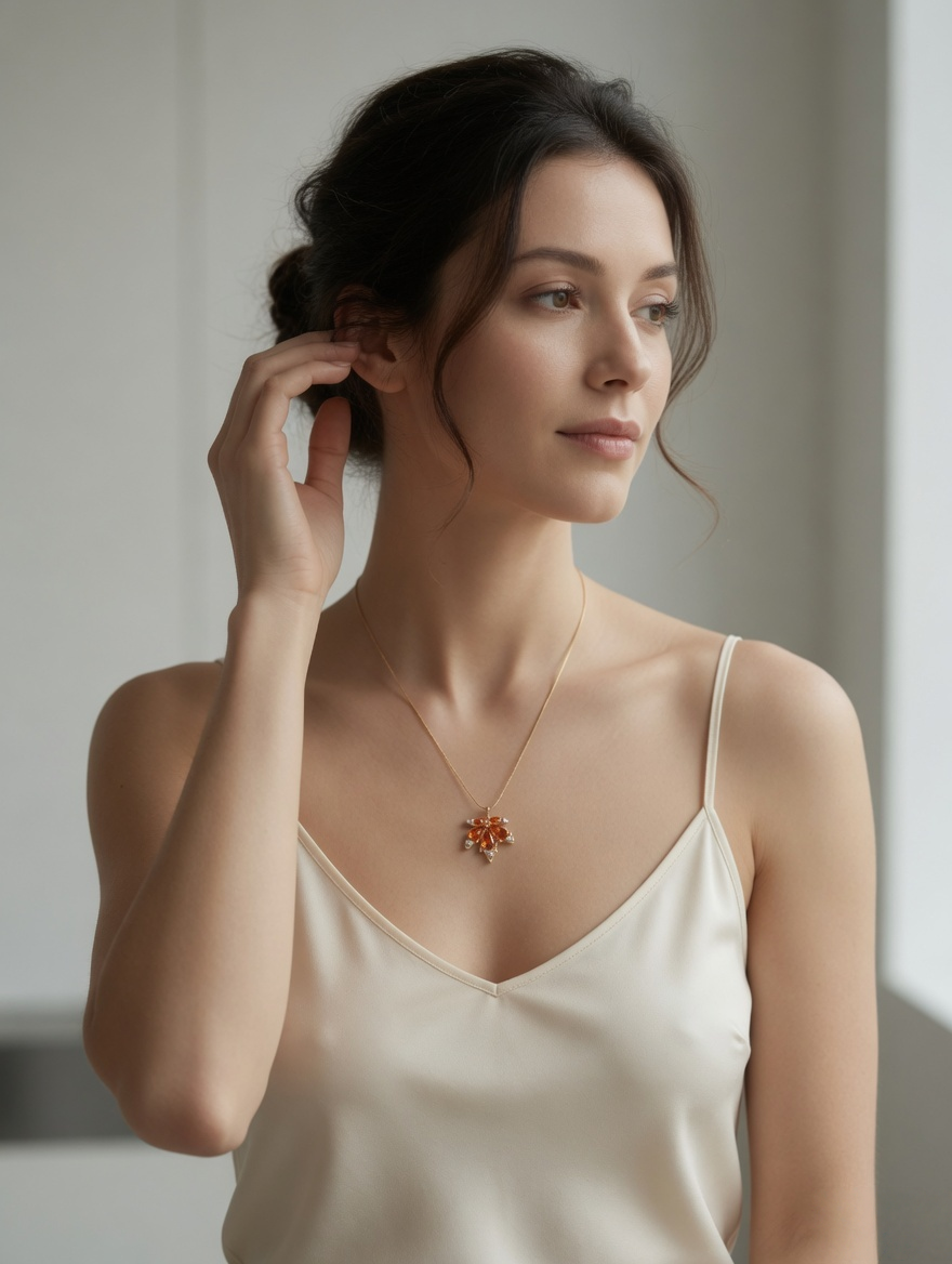 Amber Maple Pendant