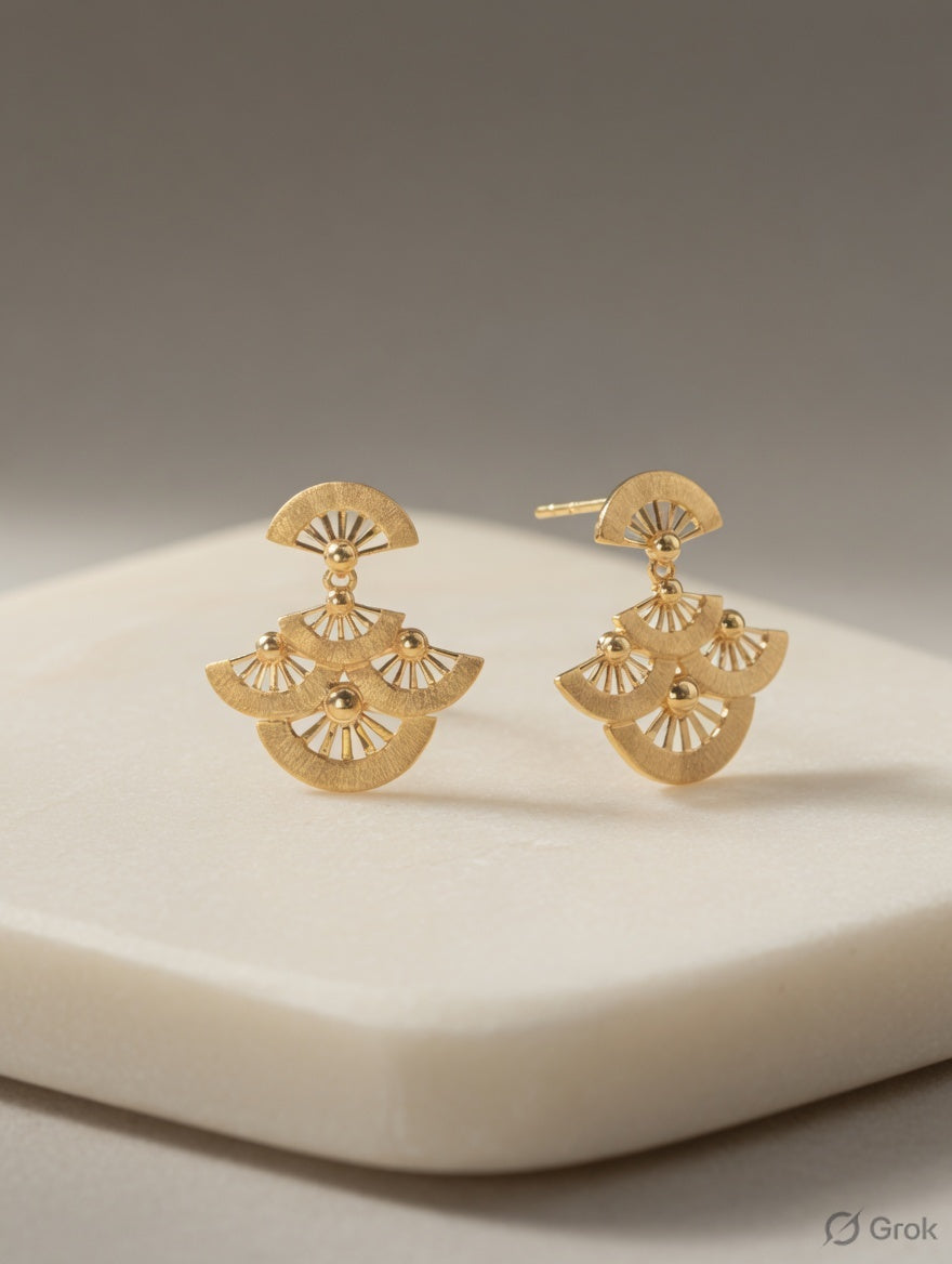 Aurelle Fan Earrings