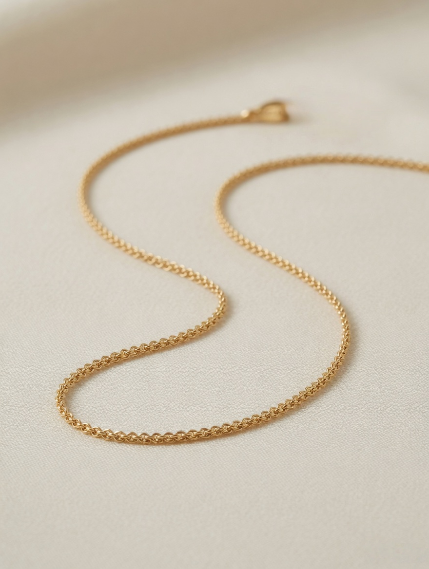 Aurelia Twist Single Chain Necklace