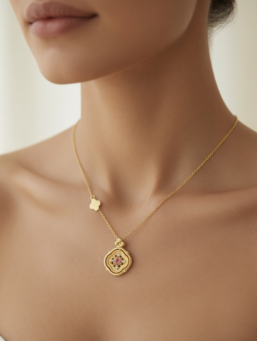 Florelle Medallion Necklace