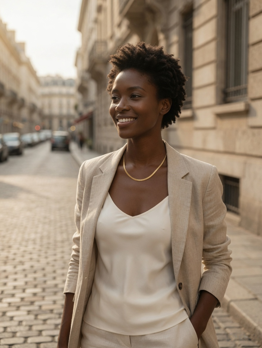 CARV. gold textured collar necklace worn at collarbone with fine ridged surface detail