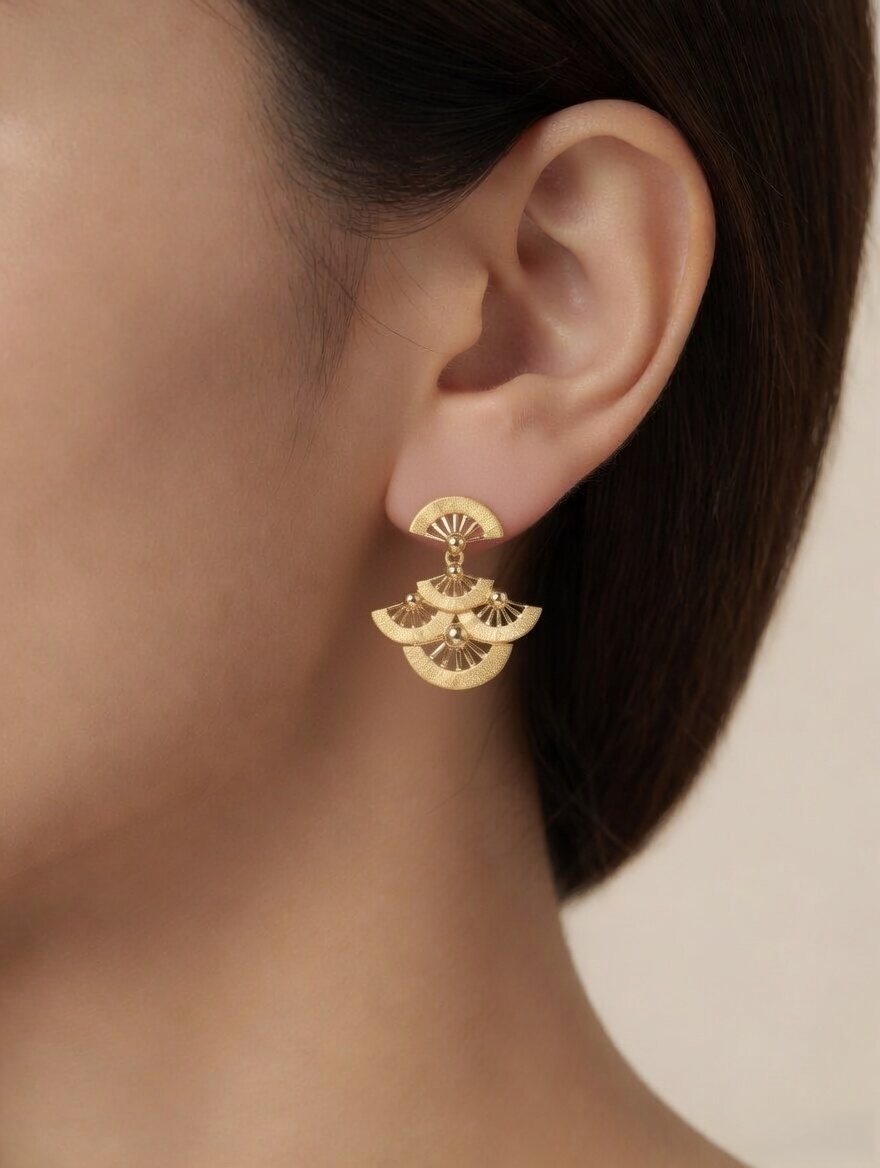 Aurelle Fan Earrings