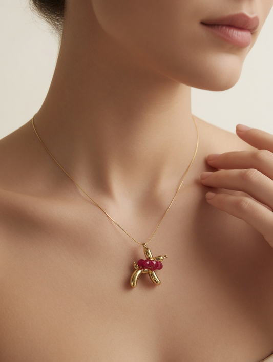Balloon Dog Pendant Charm