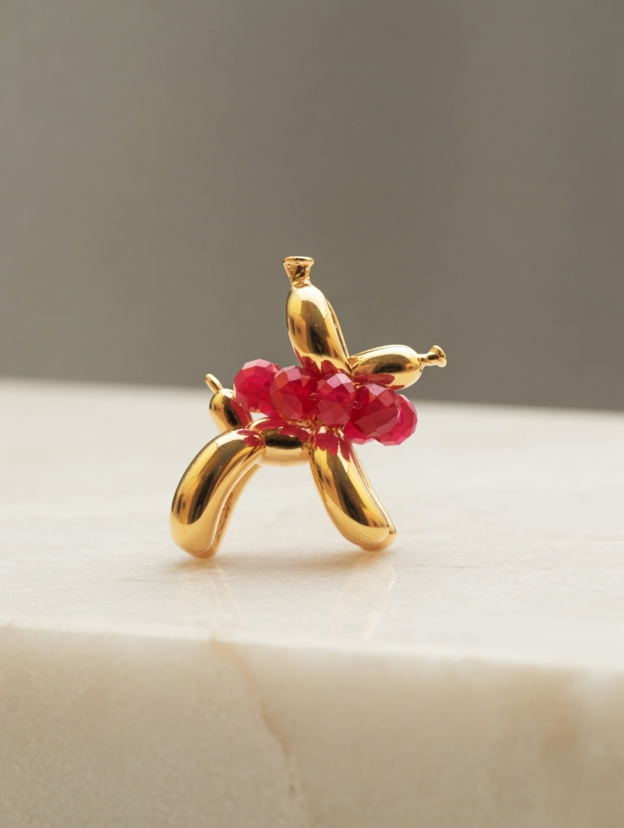 Balloon Dog Pendant Charm