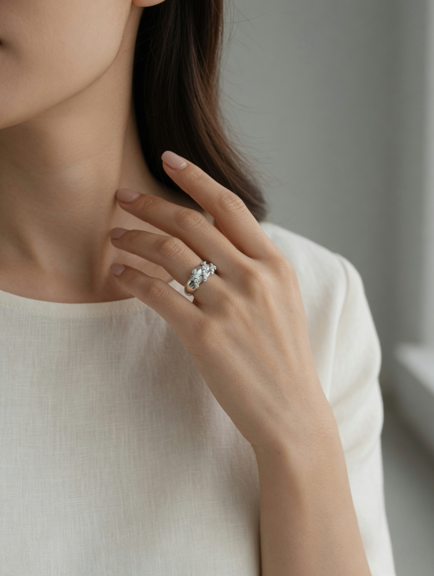 Elara Cluster Ring