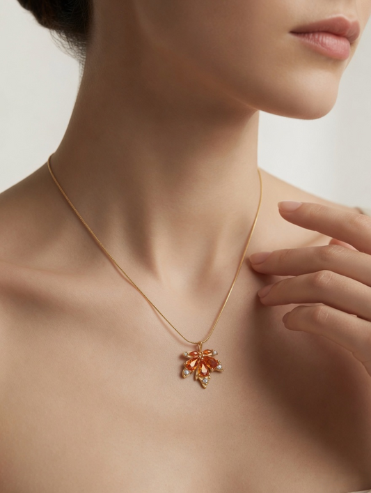 Amber Maple Pendant