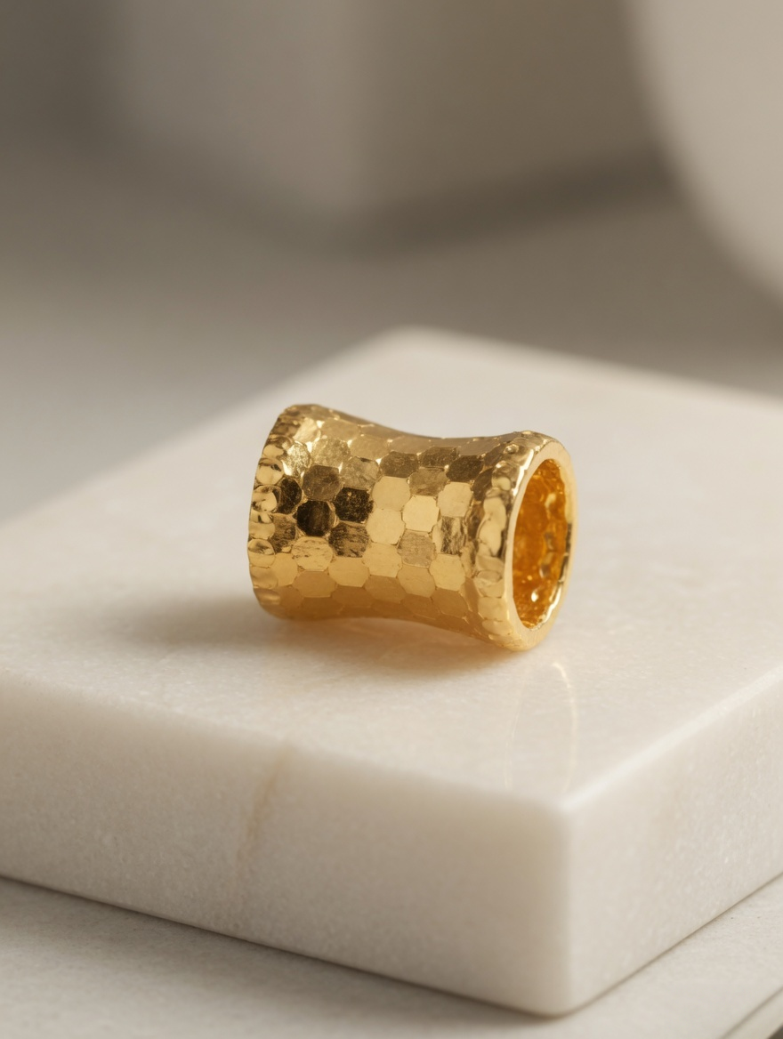 Celia Honeycomb Barrel Pendant